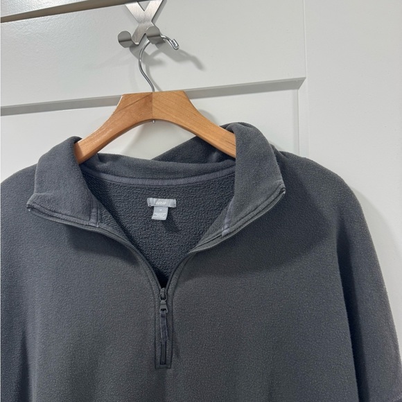 Aerie Grey 1/4 Zip Size M - Picture 2 of 5